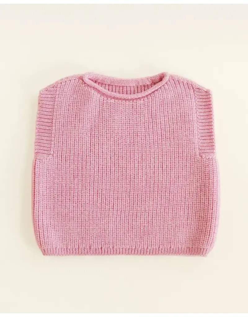 Hvid Harvey Vest Cotton Candy