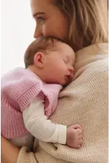 Hvid Harvey Vest Cotton Candy