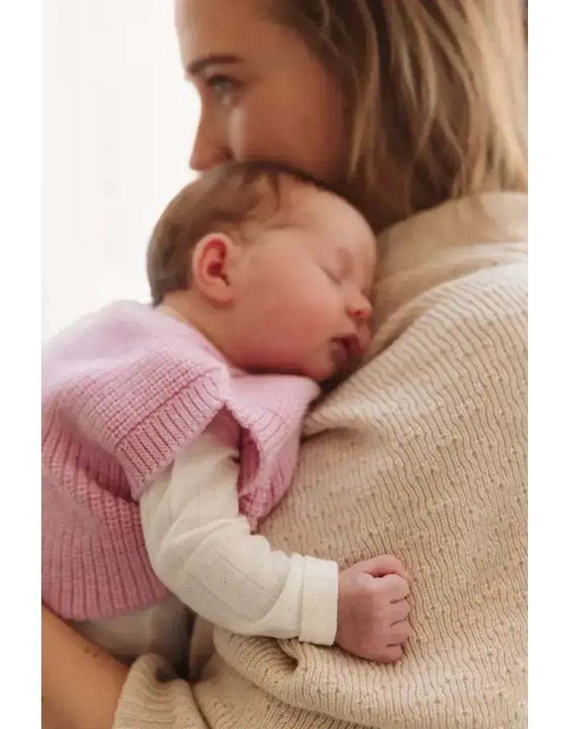 Hvid Harvey Vest Cotton Candy