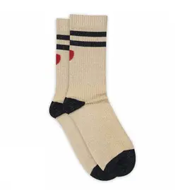 mp Denmark Elga glitter knee socks Champagne Beige 753