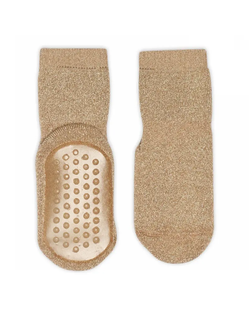 mp Denmark Celina glitter socks anti-slip Golden Tan 162