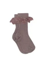 mp Denmark Lea Socks Lace Dark Purple Dove