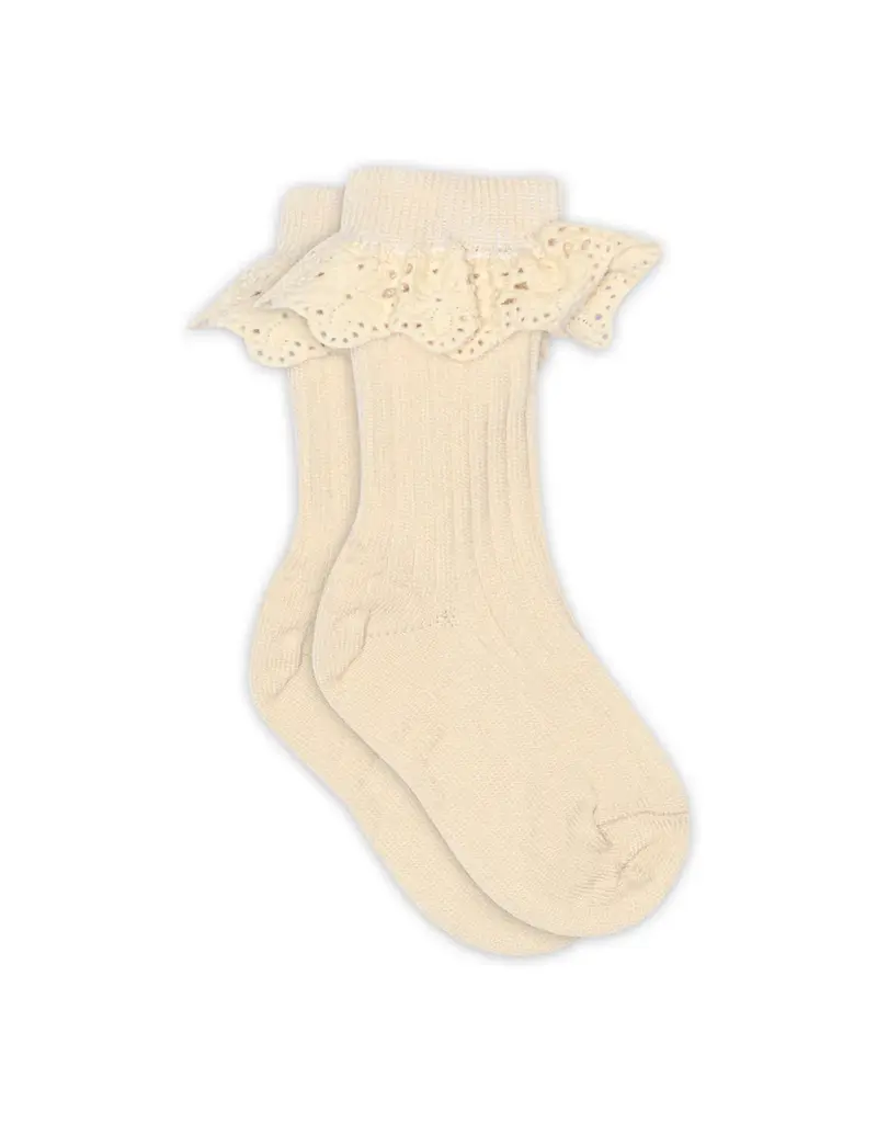 mp Denmark Leo Sock Lace Ecru 4109