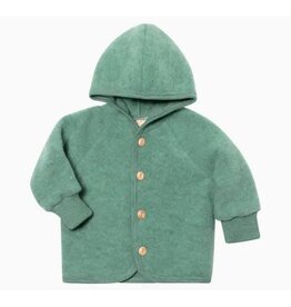 Engel Hooded Jacket Jade Melange