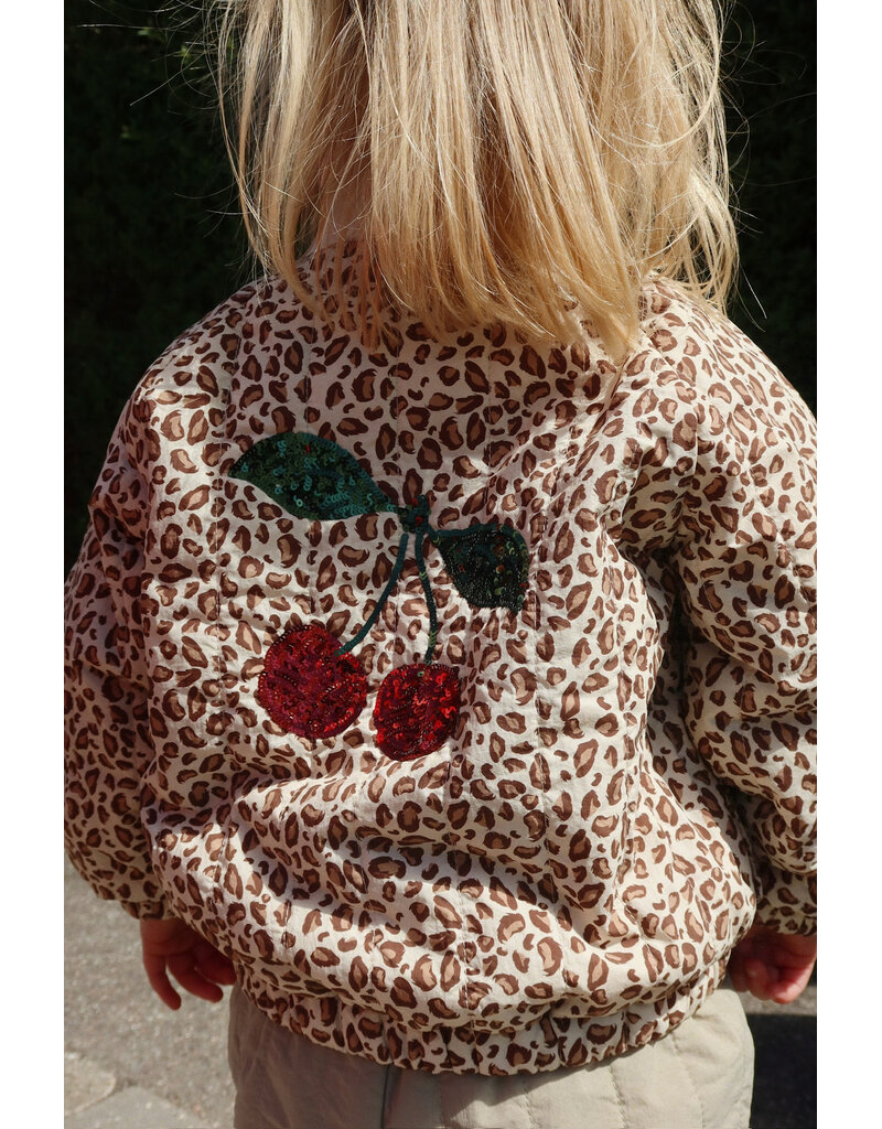 Konges Sløjd Juno Printed Sequin Bomber Jacket
