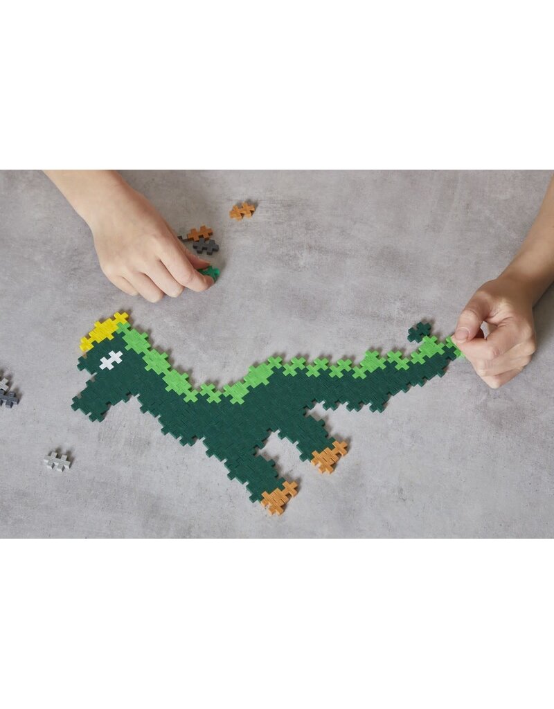 Plus Plus Learn to Build dino`s  600 stuks