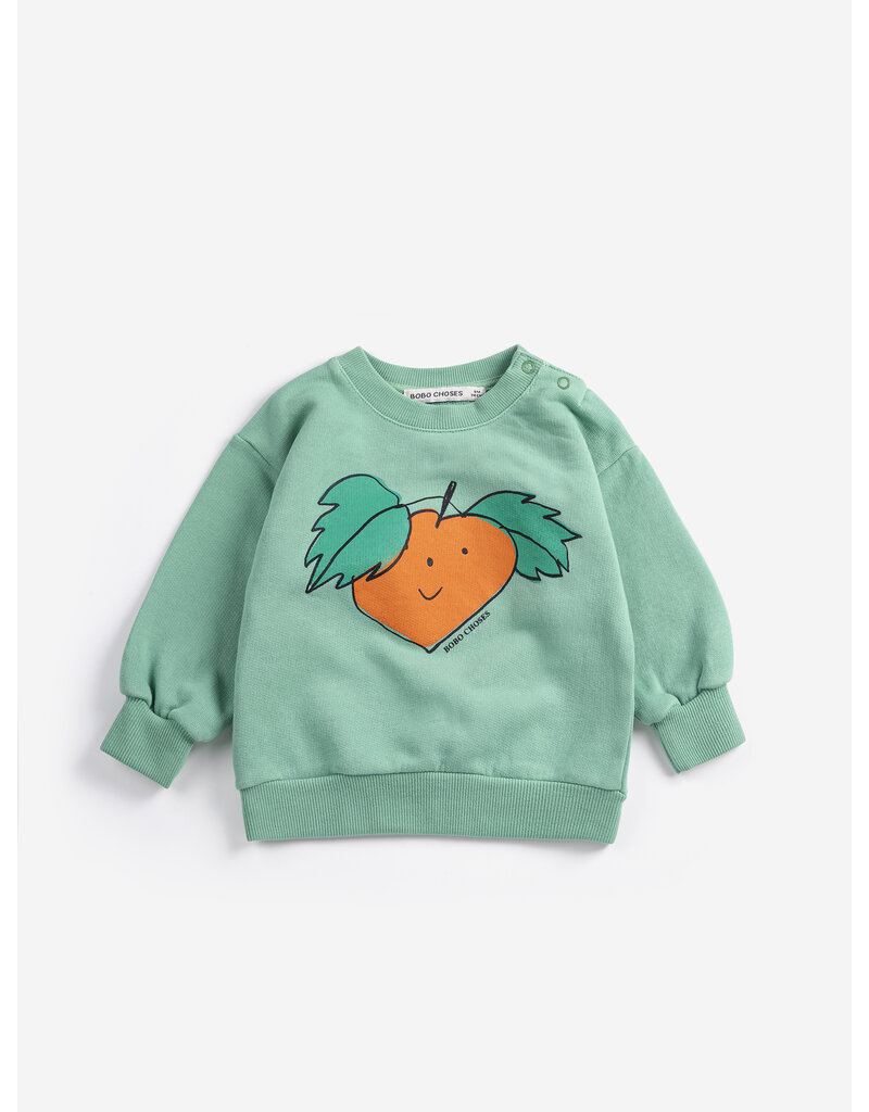 Bobo Choses Tangerine Sweatshirt Baby