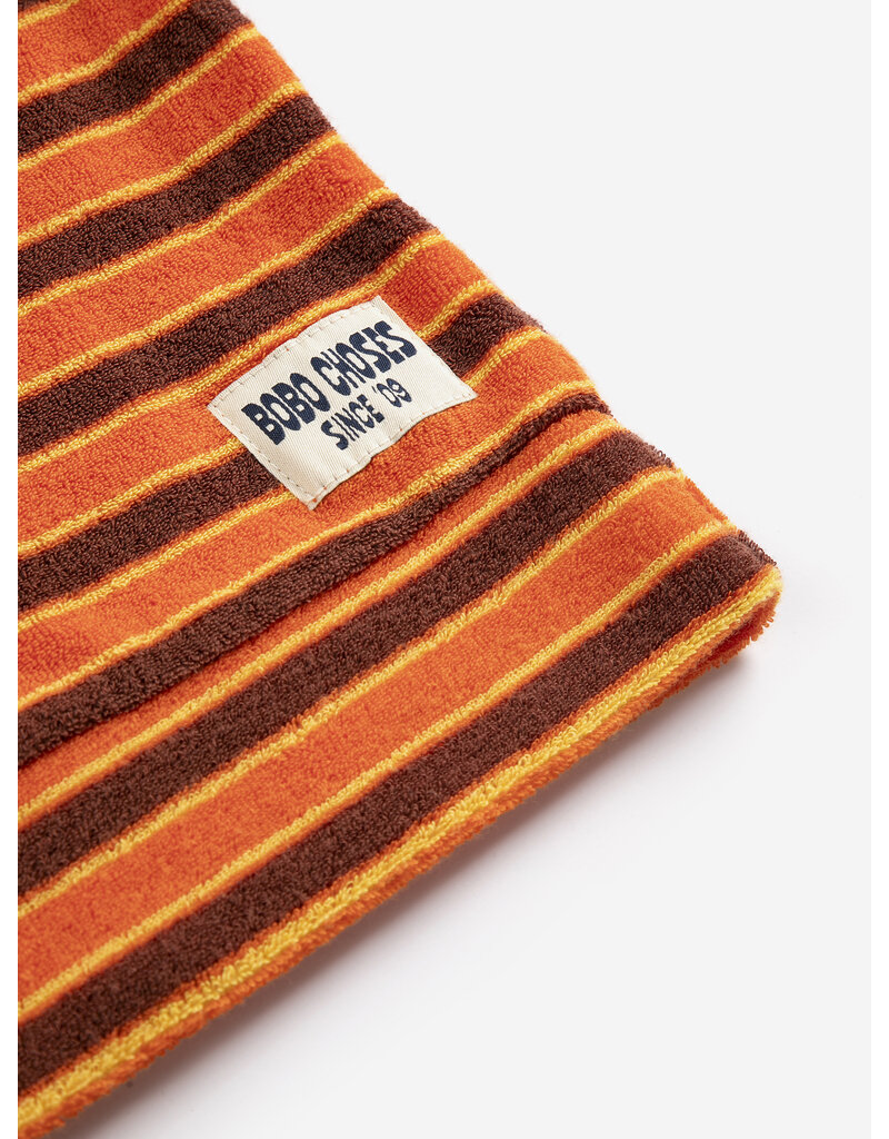 Bobo Choses Striped Brink Terry Cloth Polo