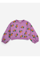 Bobo Choses Tangerine all over Cropped Sweatshirt