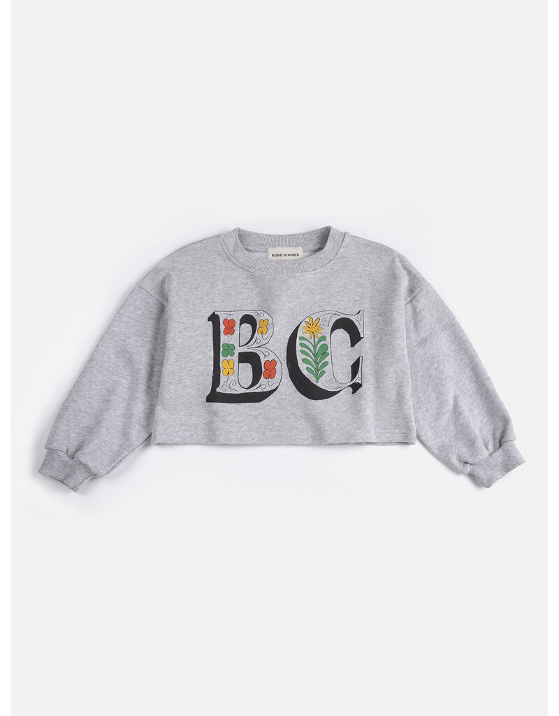 Bobo Choses Spring Letters Cropped Sweatshirt