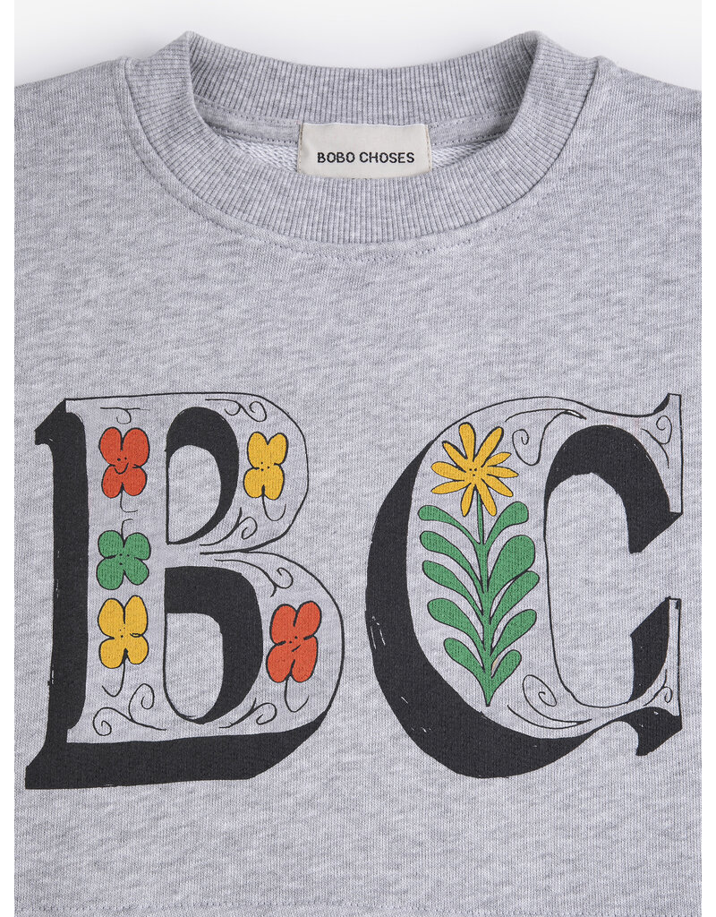 Bobo Choses Spring Letters Cropped Sweatshirt