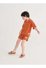 Bobo Choses Striped Brick Terry Cloth Shorts Orange