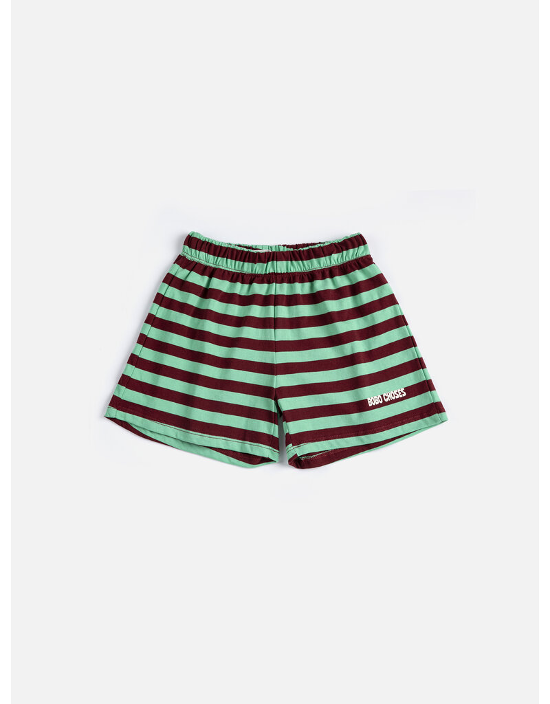 Bobo Choses Bobo Striped Shorts Green