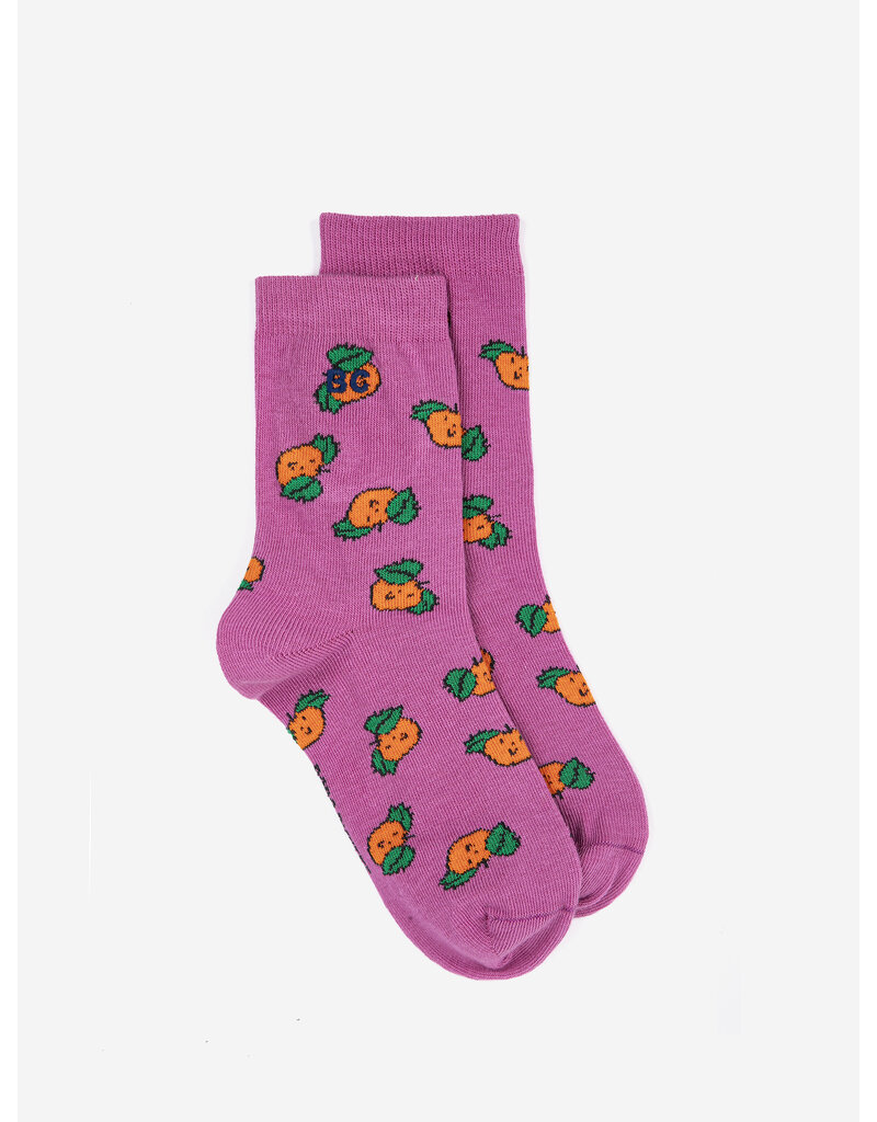 Bobo Choses Tangerine All over Socks Kids