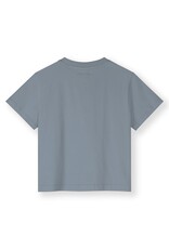Gray Label Oversized Tee w/ Logo Stone Grey - Melon