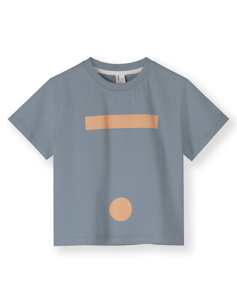 Gray Label Oversized Tee w/ Logo Stone Grey - Melon