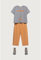 Gray Label Oversized Tee w/ Logo Stone Grey - Melon