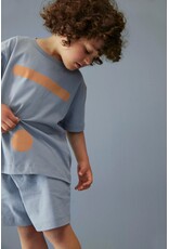 Gray Label Oversized Tee w/ Logo Stone Grey - Melon