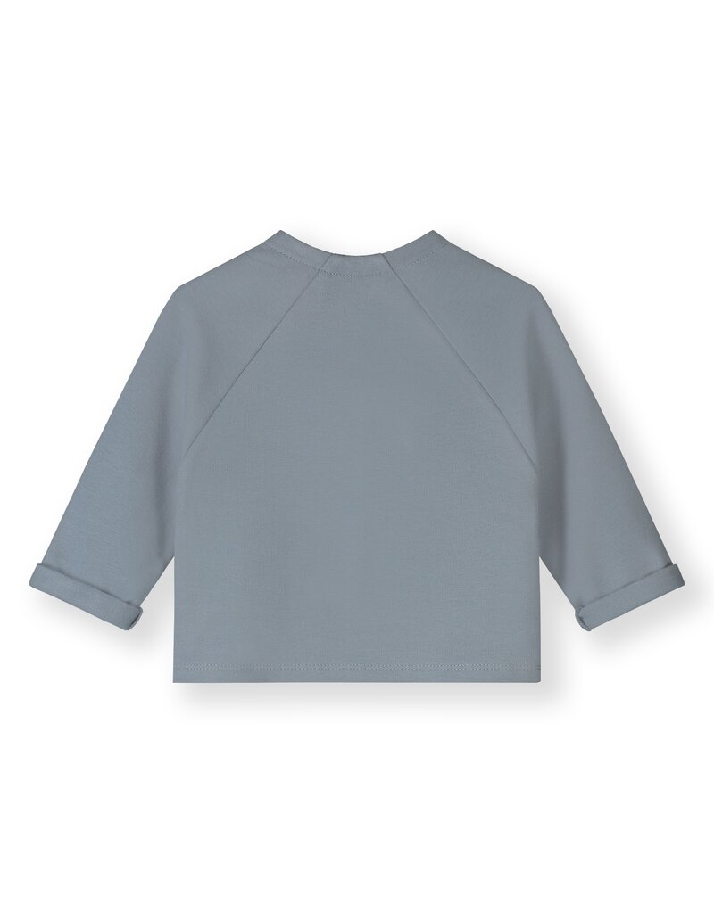 Gray Label Baby Raglan Cardigan Stone Grey