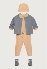 Gray Label Baby Raglan Cardigan Stone Grey