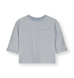 Gray Label Baby Longsleeve Pocket Tee Stone Grey - Cream