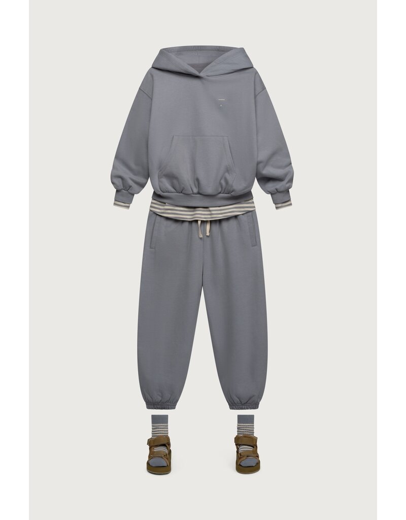 Gray Label Longsleeve Tee Stone Grey - Cream