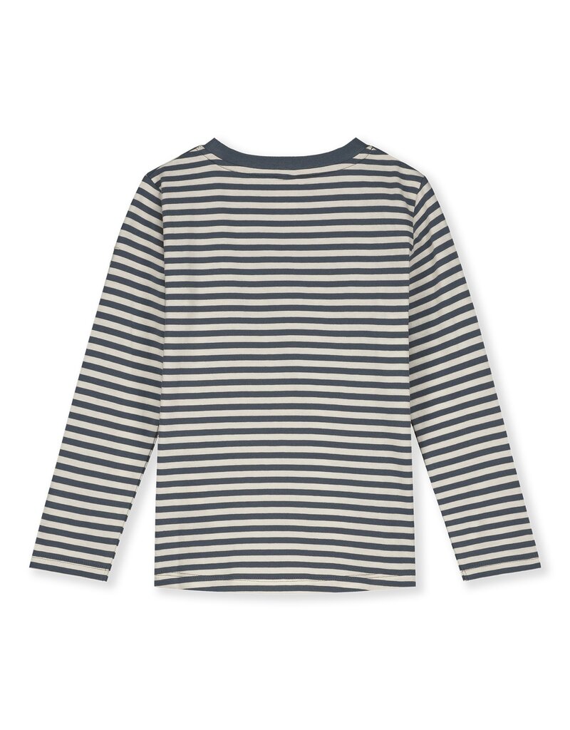 Gray Label Longsleeve Tee Blue Grey - Cream