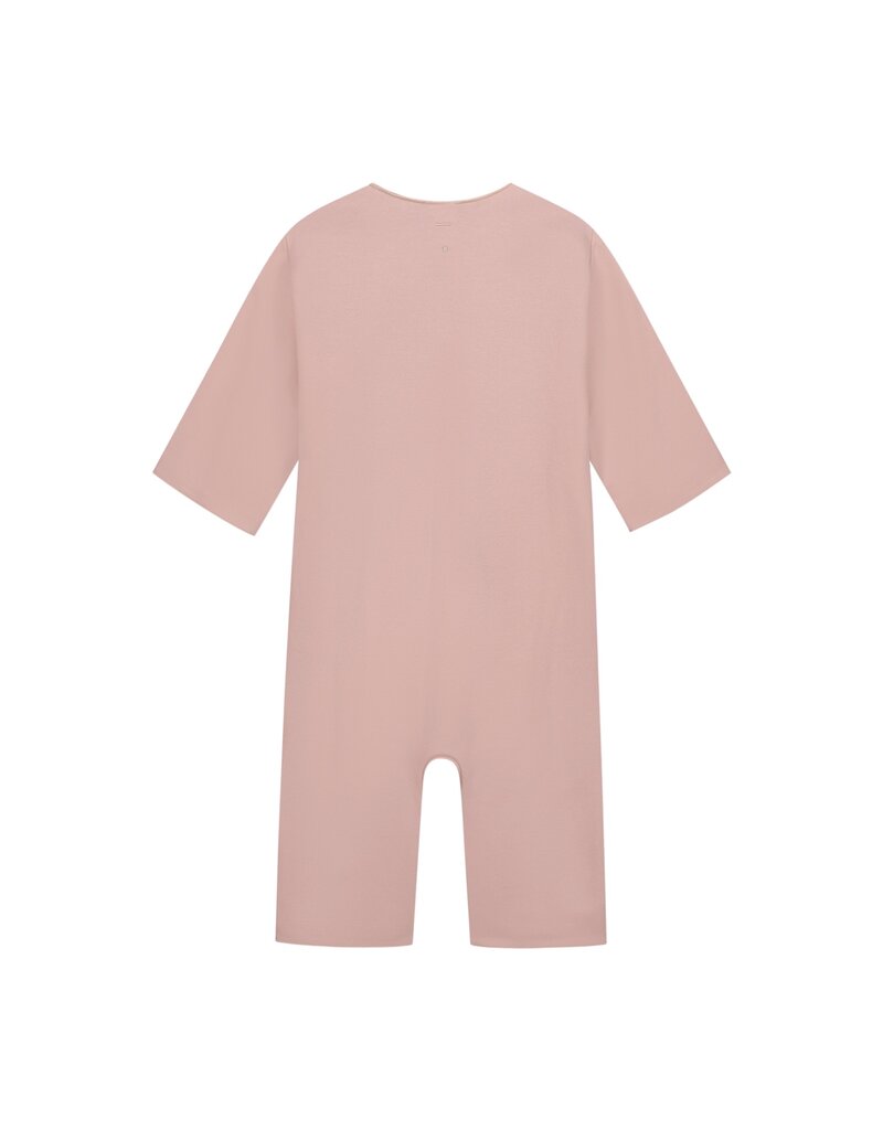 Gray Label Baby Suit with Snaps Faded Pink