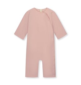 Gray Label Baby Suit with Snaps Faded Pink