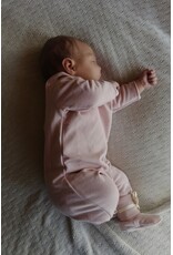 Gray Label Baby Suit with Snaps Faded Pink