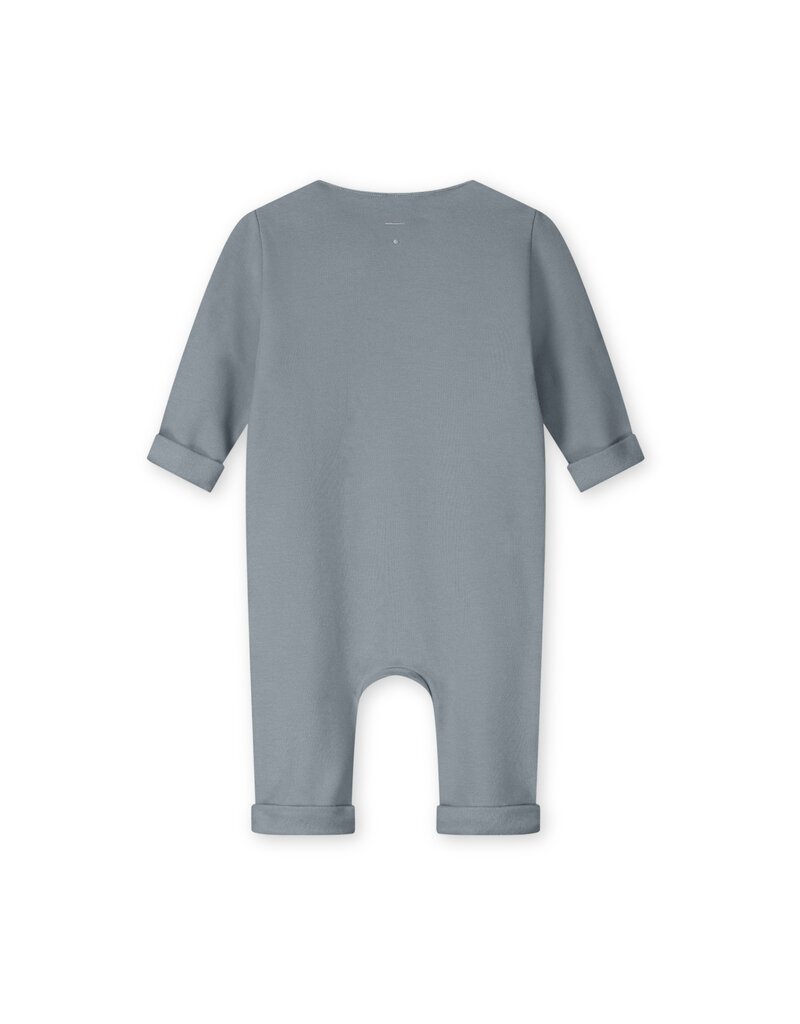 Gray Label Baby Suit with Snaps Stone Grey