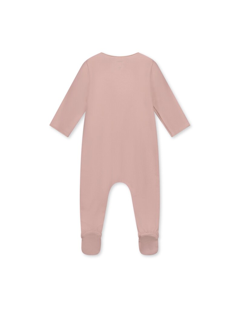 Gray Label Newborn Suit with Snaps Faded Pink
