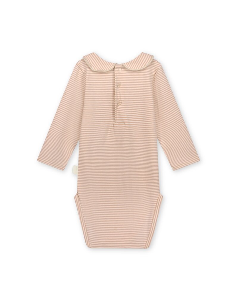 Gray Label Baby Collar Onesie Faded Pink - Cream