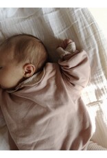 Gray Label Baby Collar Onesie Faded Pink - Cream