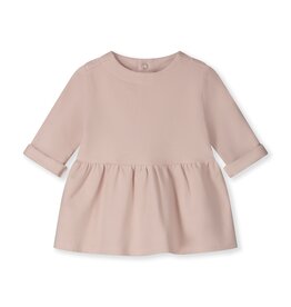 Gray Label Baby Dress w/ Snaps GOTS Faded Pink