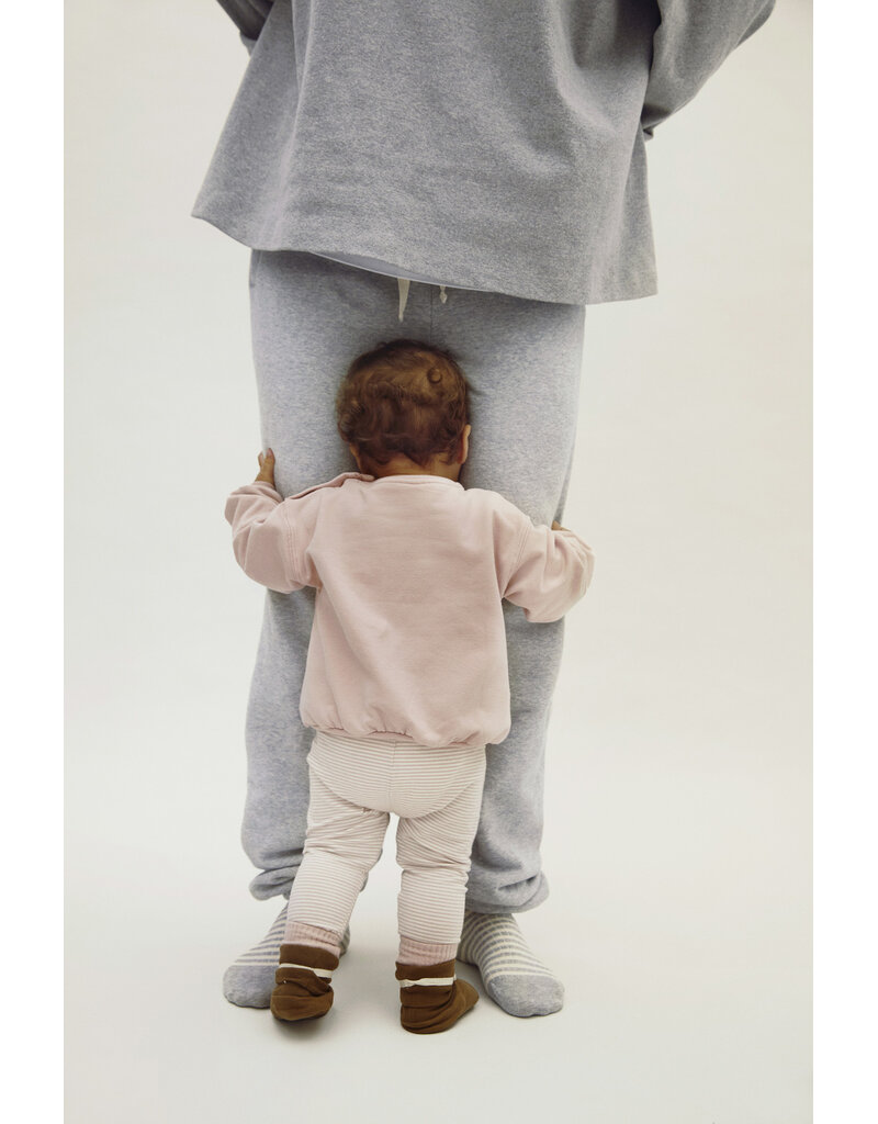 Gray Label Baby Leggings GOTS Faded Pink - Cream