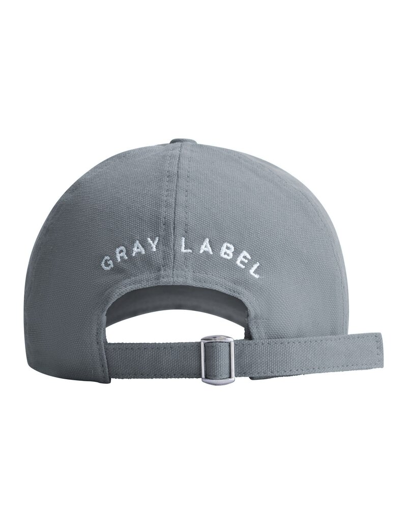 Gray Label Baseball Cap GOTS Stone Grey