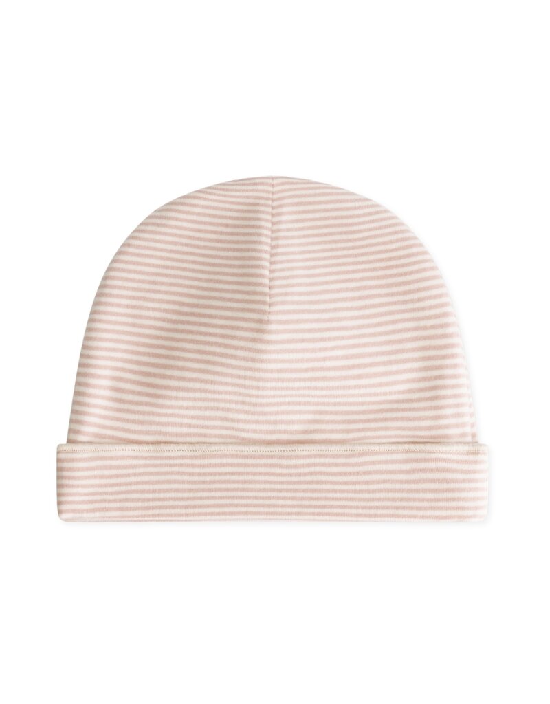 Gray Label Baby Beanie GOTS Faded Pink - Cream