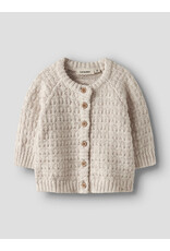 Lil' Atelier Bella Knit Cardigan Novelle Peach Melange