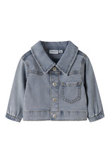 name it Dan Denim Cardigan Light Blue Denim