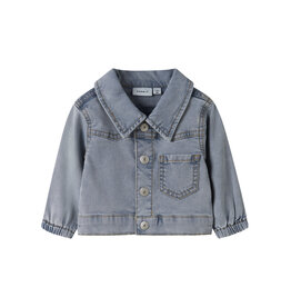 name it Dan Denim Cardigan Light Blue Denim