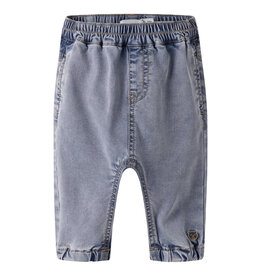name it Ben Bow Tap Jeans Light Blue Denim