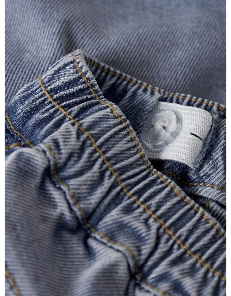 name it Ben Bow Tap Jeans Light Blue Denim