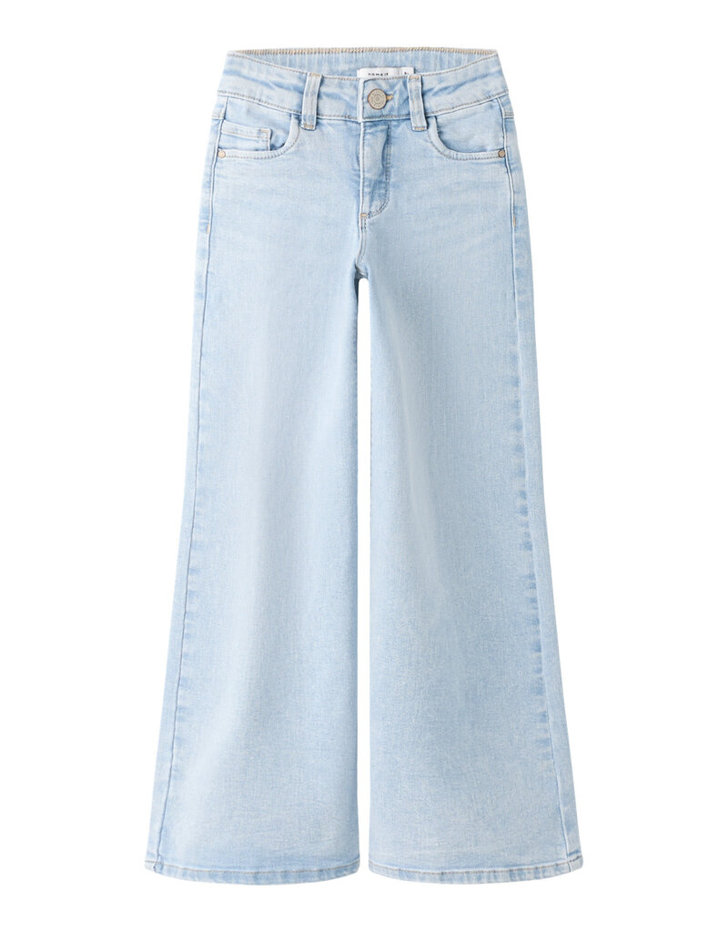 name it Polly Wide Jeans Light Blue Denim