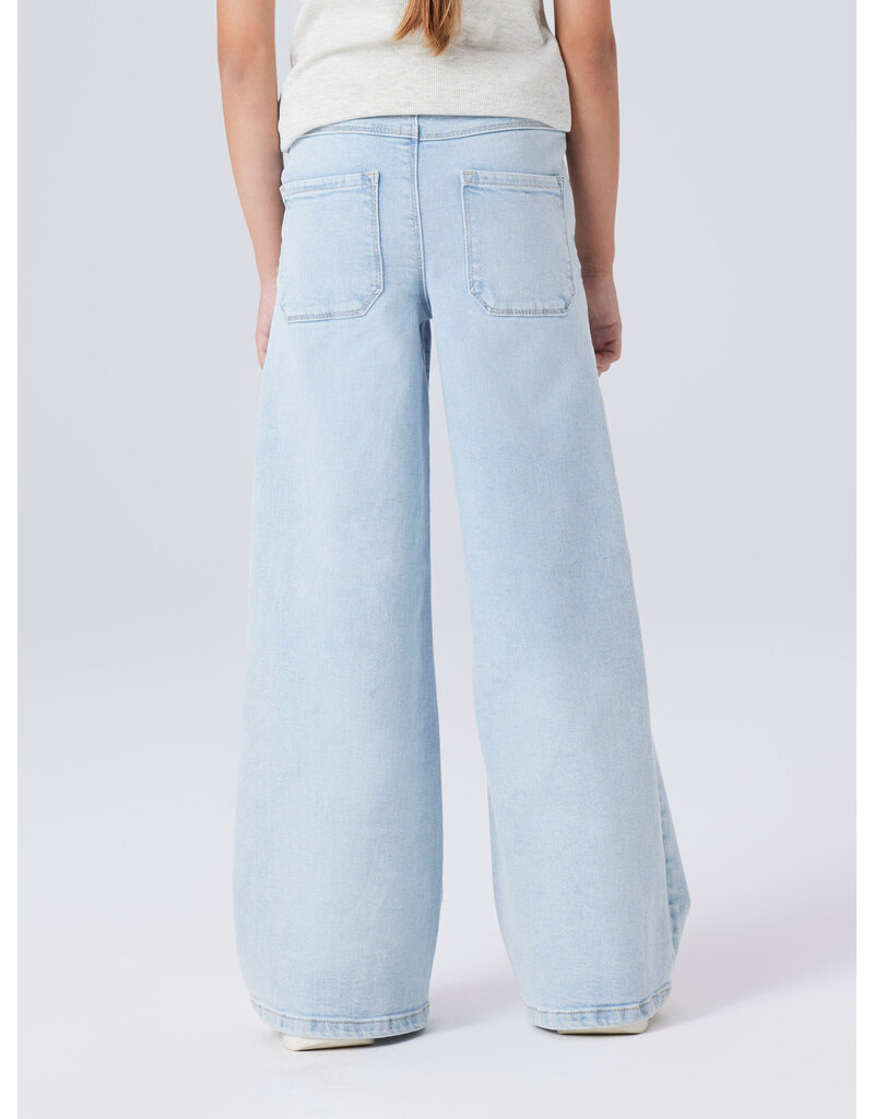 name it Polly Wide Jeans Light Blue Denim