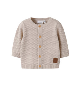 name it Denver Knit Cardigan Peyote Melange