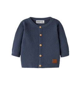 name it Denver Knit Cardigan Vintage Indigo