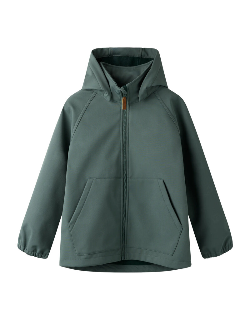 name it Alfa Softshell Jacket Balsam Green