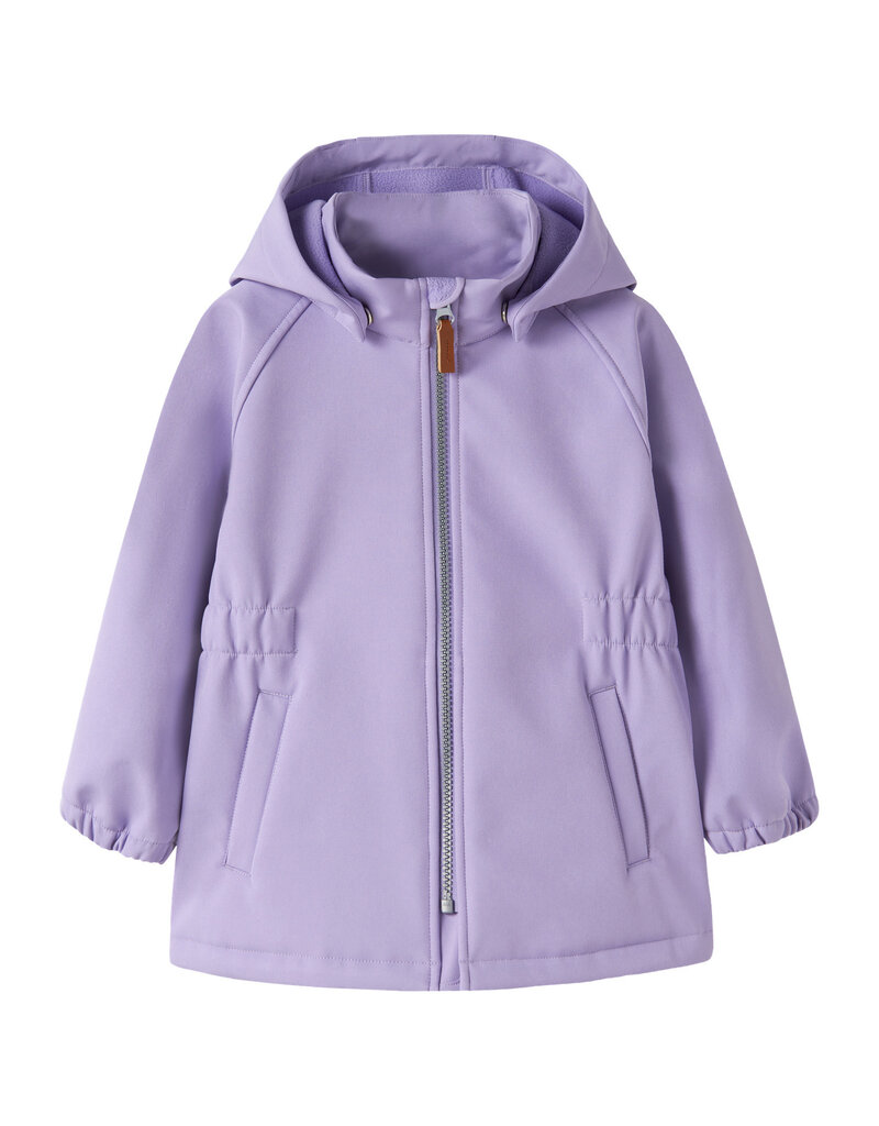 name it Alfa Softshell Jacket Sunlit Allium