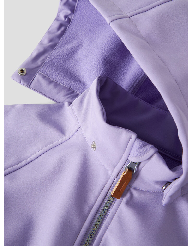 name it Alfa Softshell Jacket Sunlit Allium